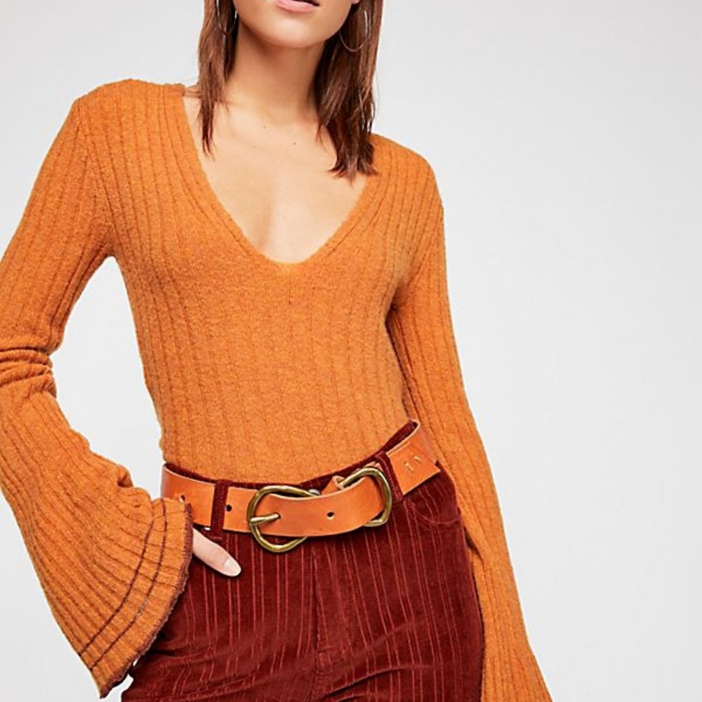 Free People May Morning Bohemia Gypsy Sweater Top